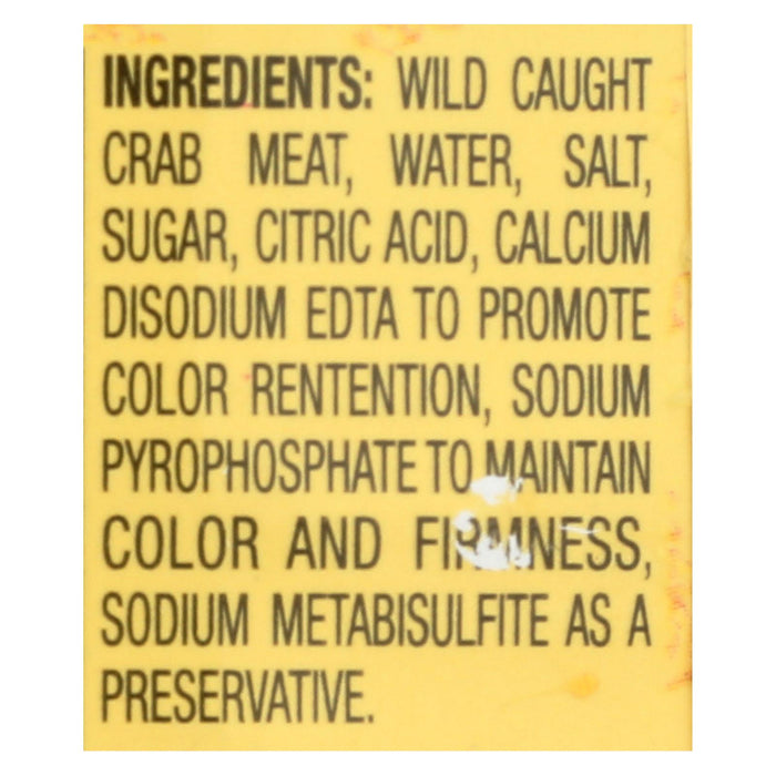 Reese Crabmeat - All White - Case Of 12 - 6 Oz.