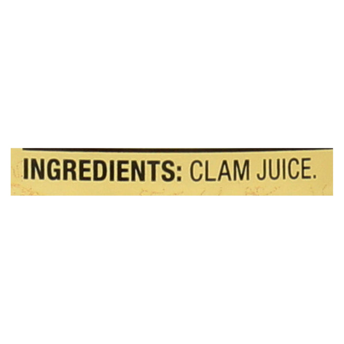 Reese Clam Juice Bottle - Case Of 6 - 8 Fl Oz