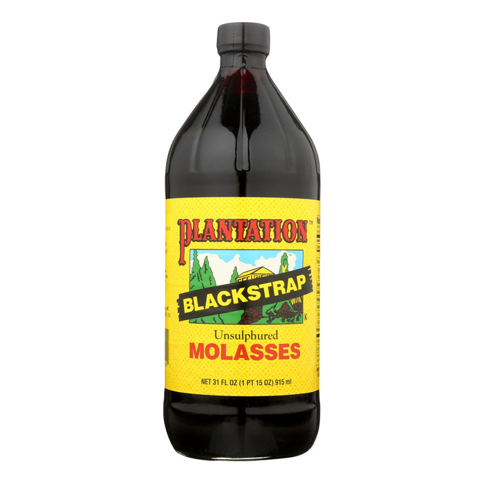 Plantation Blackstrap Molasses Syrup - Unsulphured - Case Of 12 - 31 Fl Oz.