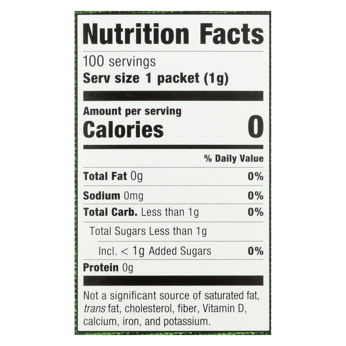 Stevia In The Raw Sweetener - Packets - Case Of 12 - 100 Count