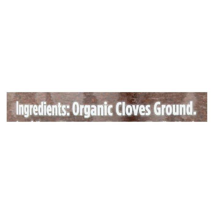 Spicely Organics - Organic Cloves - Ground - Case Of 3 - 1.6 Oz