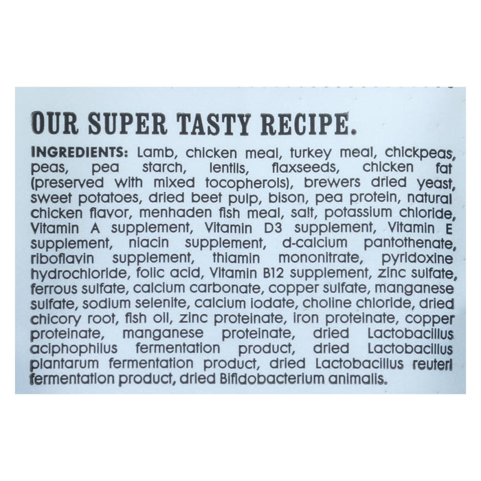 I And Love And You - Dog Kibble Lamb And Bison - Case Of 4-4 Lb.