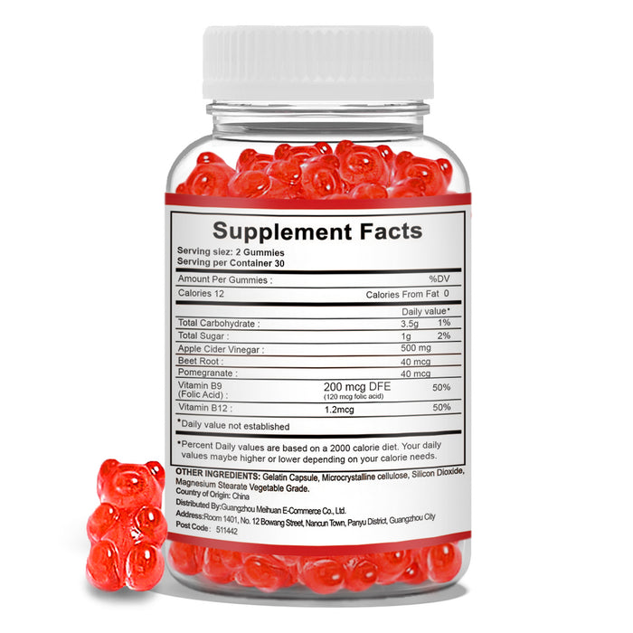 KETO +ACV Apple Cider Vinegar &B12 GUMMIES