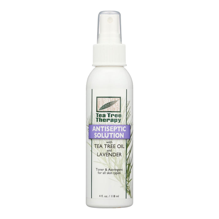 Tea Tree Therapy Antiseptic Solution Tea Tree Oil And Lavender -4 Fl Oz