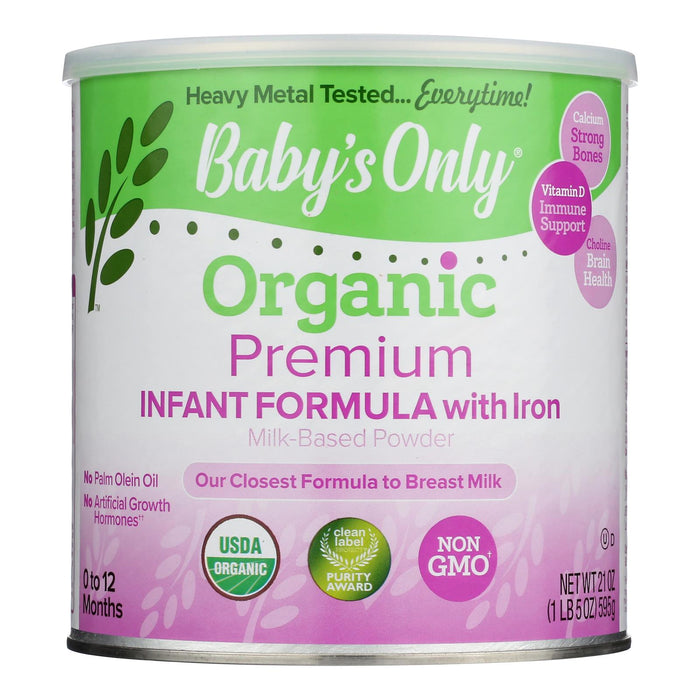 Baby's Only Organic -Infant Formula Organic 2 Premium Dairy - Case Of 6-21 Ounces