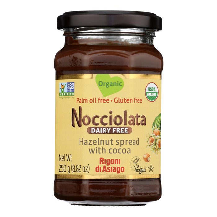 Nocciolata -Spread Organic Hazelnut Cocoa Dairy Free - Case Of 6-8.82 Ounces