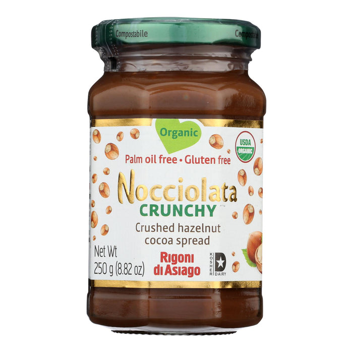 Nocciolata -Spread Organic Hazelnut Cocoa Crunch - Case Of 6-8.82 Ounces