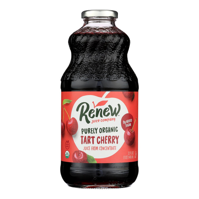 Renew Juice Company -Juice Organic Tart Cherry Juice - Case Of 6-32 Fluid Ounces