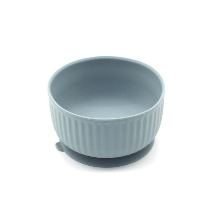 Silicone non slip small pet watering bowl cat food bowl dog feeding bowl kitten feeding bowl (SoftGrey)