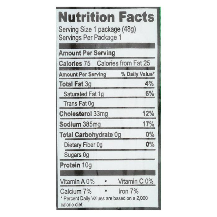 Nick's Sticks Snack Sticks - Turkey - Case Of 25 - 1.7 Oz