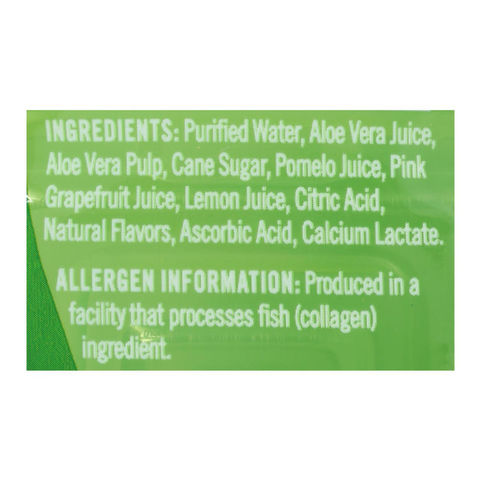Alo Original Appeal Aloe Vera Juice Drink - Pomelo Lemon And Pink Grapefruit- Case Of 12 - 16.9 Fl Oz.