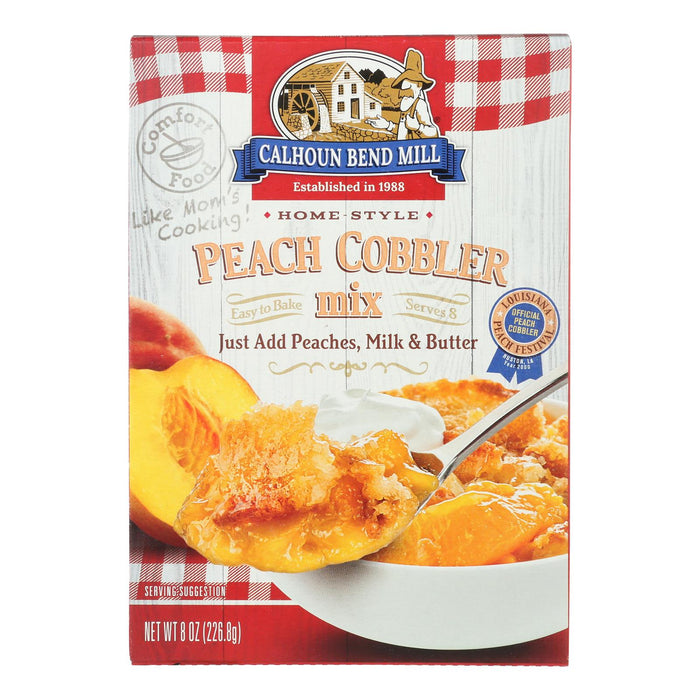 Calhoun Bend Mix -Peach Cobbler - Case Of 6 - 8 Oz