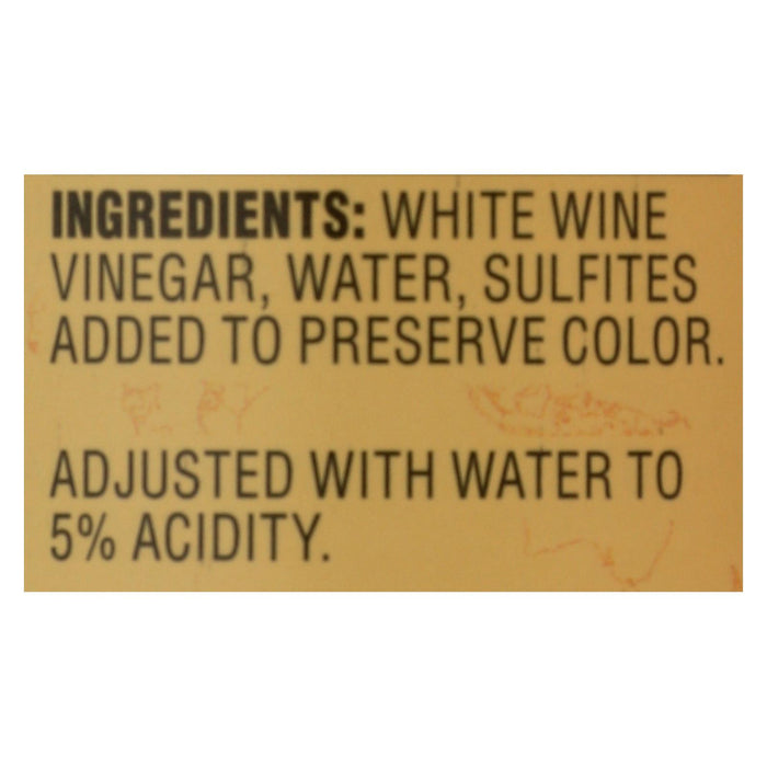 Reese -White Wine Vinegar - Case Of 6 - 12.7 Fl Oz.