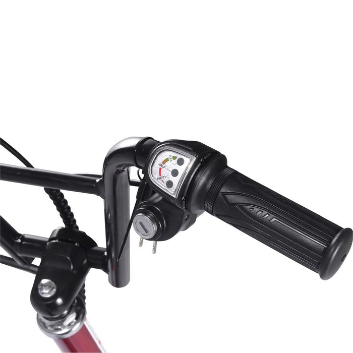 Mototec Groove 36v 350w Big Wheel Lithium Electric Scooter Red.