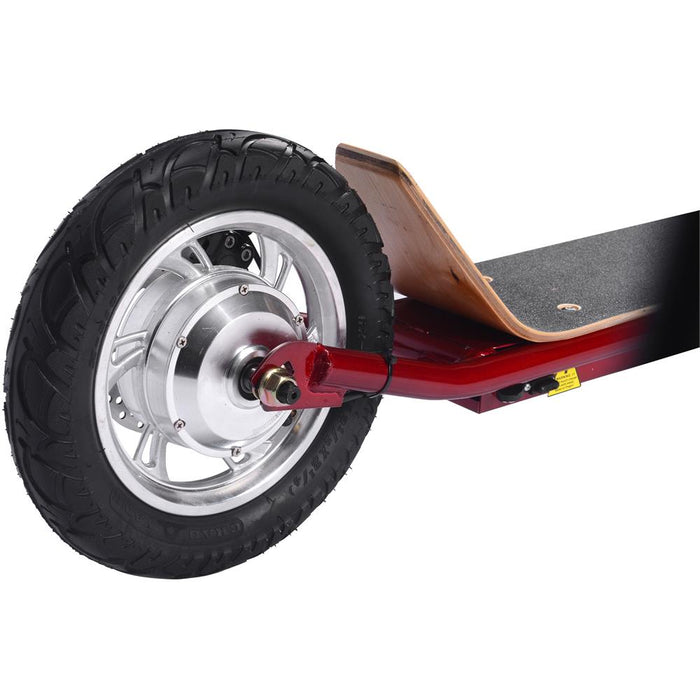 Mototec Groove 36v 350w Big Wheel Lithium Electric Scooter Red.