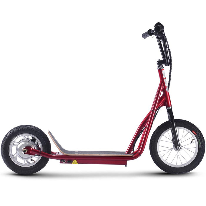 Mototec Groove 36v 350w Big Wheel Lithium Electric Scooter Red.