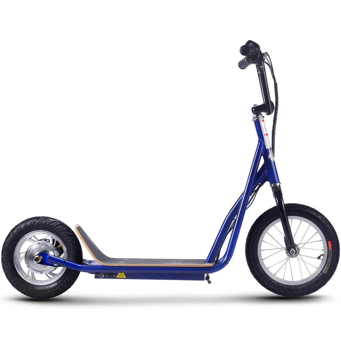 Mototec Groove 36v 350w Big Wheel Lithium Electric Scooter Blue.