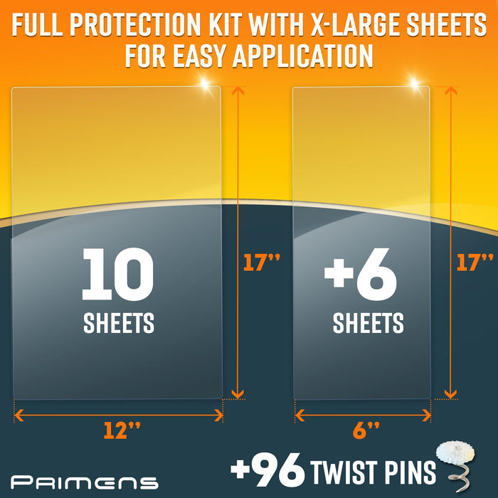 Heavy Duty Cat Scratch Deterrent Furniture Protectors for Sofa Doors Clear Couch Protectors from Cats Scratching Anti Cat Scratch Tape Guards 16 Sheets