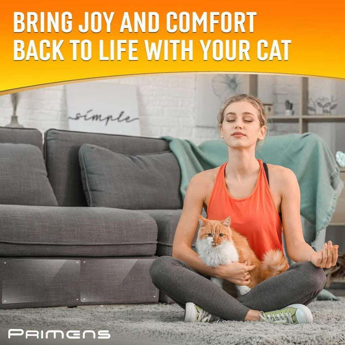 Heavy Duty Cat Scratch Deterrent Furniture Protectors for Sofa Doors Clear Couch Protectors from Cats Scratching Anti Cat Scratch Tape Guards 20 Sheets