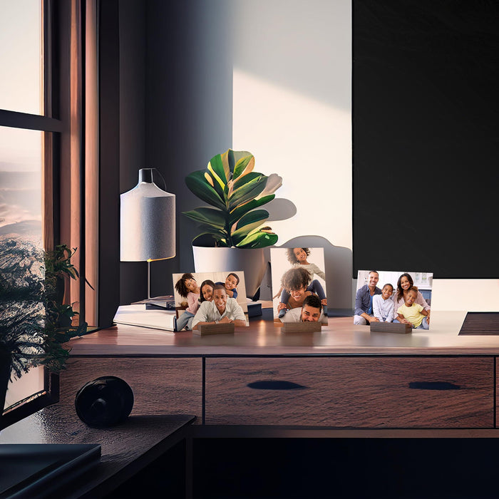 12 Pack Wood Place Card Holder   Small Place Card Holders for Table   Brown Table Number Holders for Wedding   Table Sign Holders   Picture   Wooden Photo Holders for Tables   Mini Place Card Stands