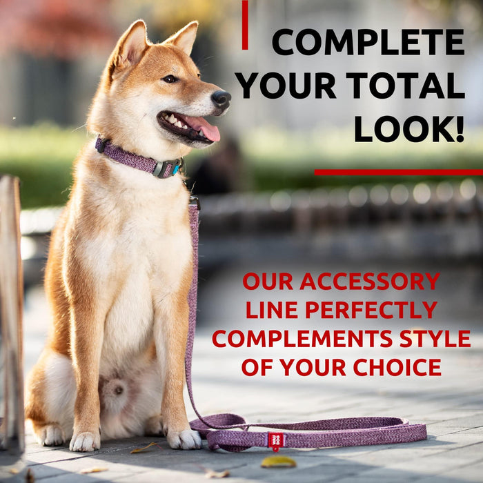 WAUDOG Recycled Cotton Dog Leash 6 Ft   10 Ft Eco Friendly Collar for Small Medium & Large Dogs   Reflective Dog Leash for Medium Dogs   Strong Leashes for Large Breed Dogs Puppy Leash for Small Dogs