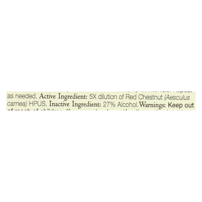 Bach Flower Remedies Essence Red Chestnut - 0.7 Fl Oz.