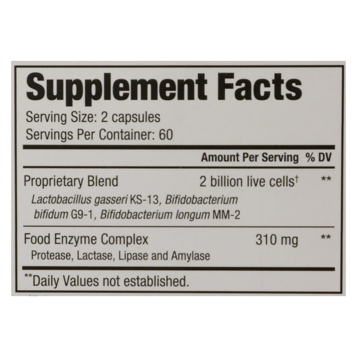 Kyolic - Kyo-dophilus Probiotics Plus Enzymes - 120 Capsules.