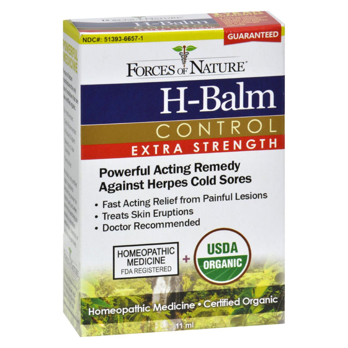 Forces Of Nature - Organic H-balm Daily Control - Extra Strength - 11 Ml