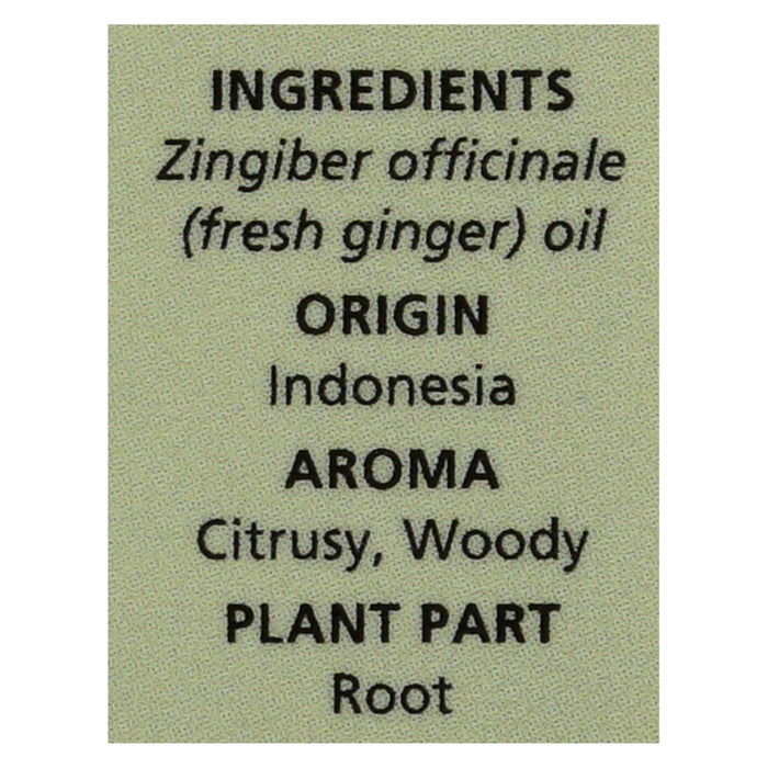 Aura Cacia - Essential Oil - Fresh Ginger - 0.5 Oz