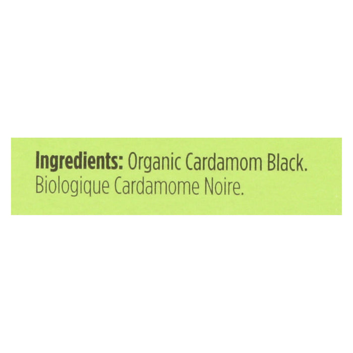 Spicely Organics - Organic Cardamom Pods - Black - Case Of 6 - 0.2 Oz.