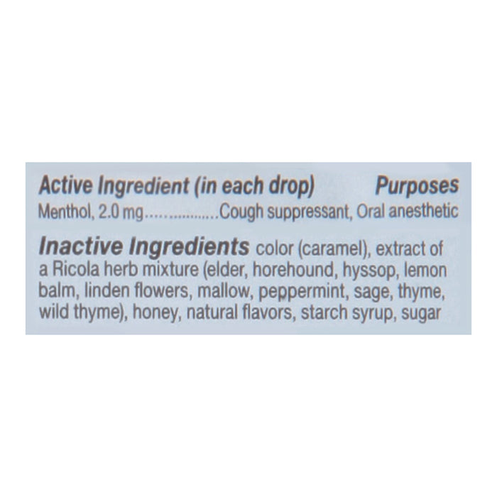 Ricola - Cough Drop Honey Herb - Case Of 6-45 Ct