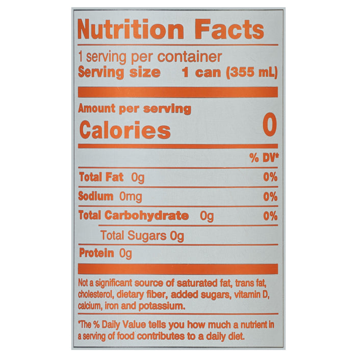 Zevia - Soda Orange - Case Of 12-12  Fz