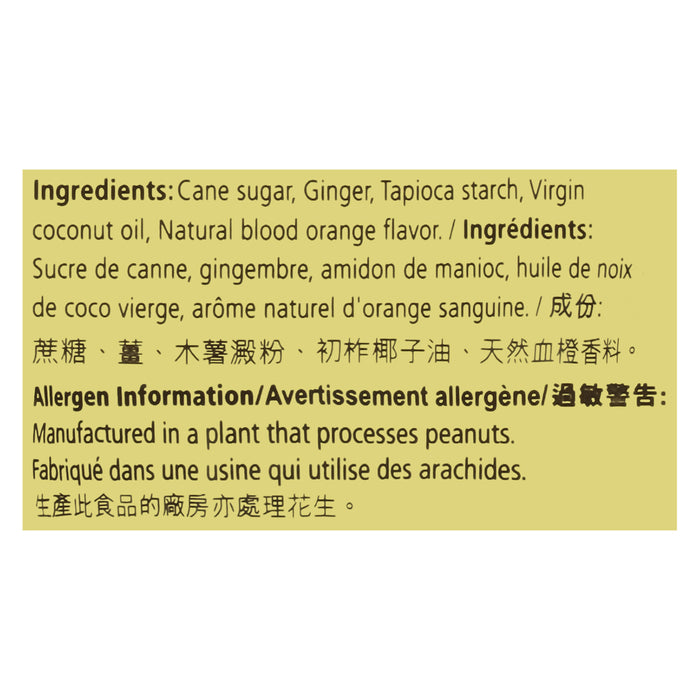 Prince Of Peace - Ginger Chews Blood Orange - 1 Each-4 Oz.