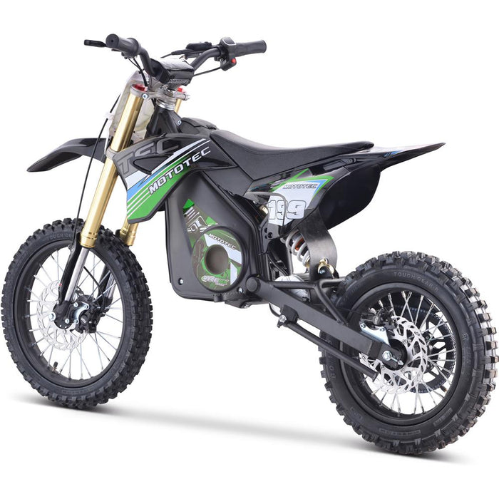 Mototec - 48v Pro Electric Dirt Bike 1600w Lithium Green