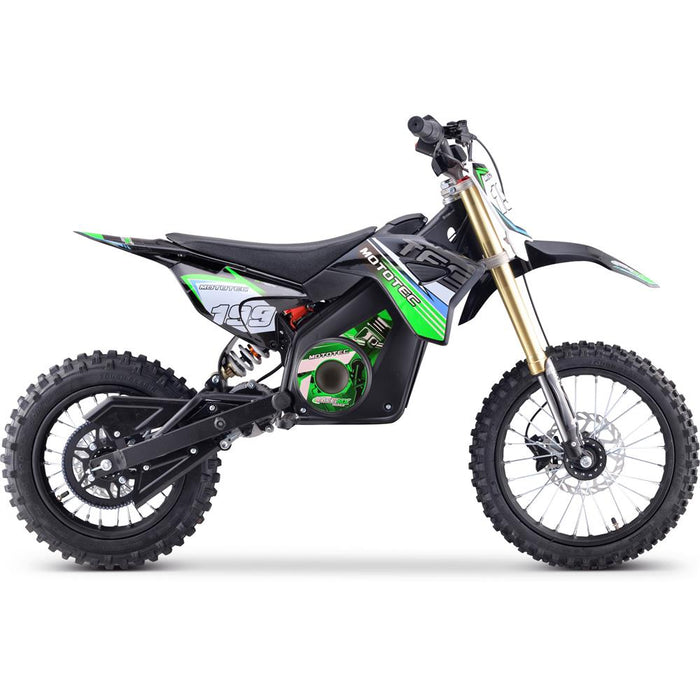 Mototec - 48v Pro Electric Dirt Bike 1600w Lithium Green