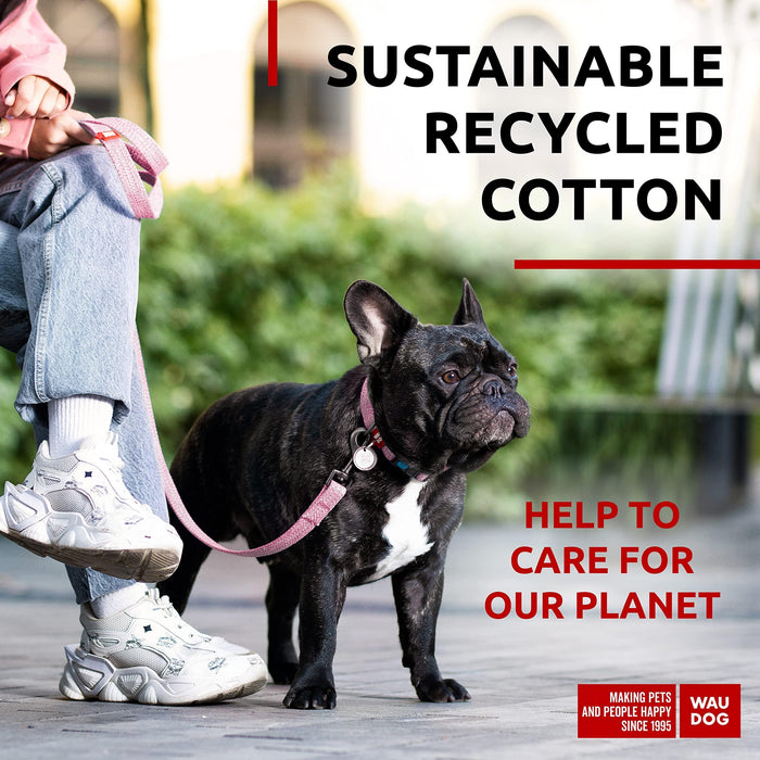 Recycled Cotton Dog Leash 6 Ft   10 Ft Eco Friendly Collar for Small Medium & Large Dogs   Reflective Dog Leash for Medium Dogs   Strong Leashes for Large Breed Dogs Puppy Leash for Small Dogs