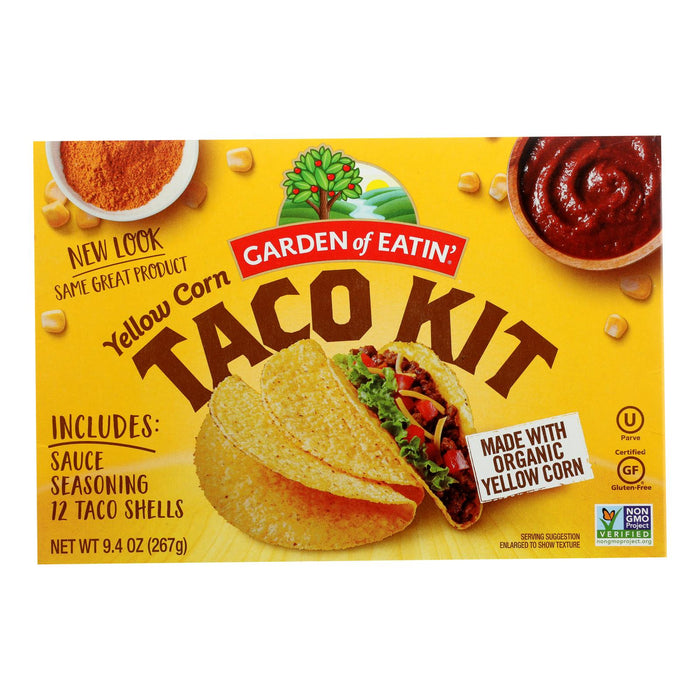 Garden Of Eatin' Yellow Corn Taco Dinner Kit - Organic & Delicious