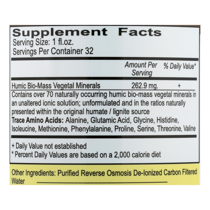 Vital Earth Minerals Humic Minerals - 32 Fl Oz.