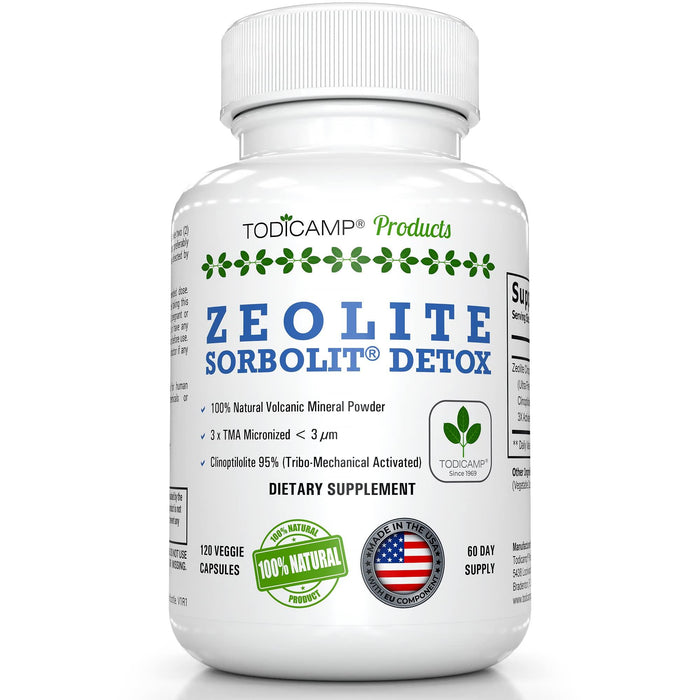 Zeolite Detox Capsules   120 Zeolite Capsules   1 2 µm Clinoptilolite Zeolite Detox   2 Months Supply Zeolite Clinoptilolite Capsules   Zeolite Sorbolit Detox   Zeolite Pills