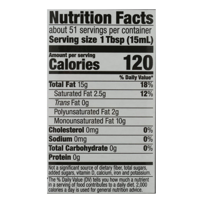 Spectrum Naturals Organic Unrefined Extra Virgin Olive Oil -Case Of 6 - 25.4 Fl Oz.