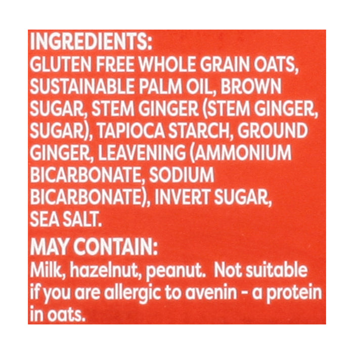 Nairn's - Cookie Gluten Free Ginger Oat Graham - Case Of 6-5.64 Oz.