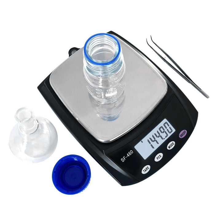 Ounce Carat and Gram Scale 0.01g Accuracy Digital Balance Laboratory Scales Scientific Scale Lab Balance 600g   USB Charger and AC DC Adapter Included