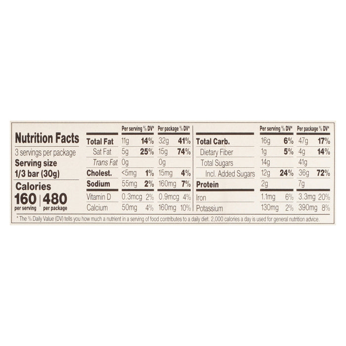 Chocolove - Bar Milk Chocolate Almond Sea Salt - Case Of 12-3.2  Oz