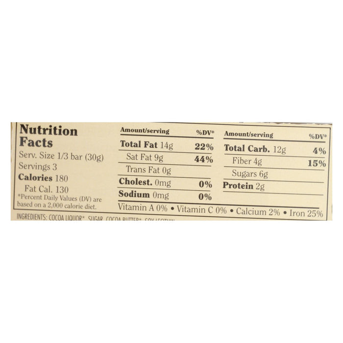 Chocolove Xoxox - Premium Chocolate Bar - Dark Chocolate - Extra Strong -3.2 Oz Bars - Case Of 12