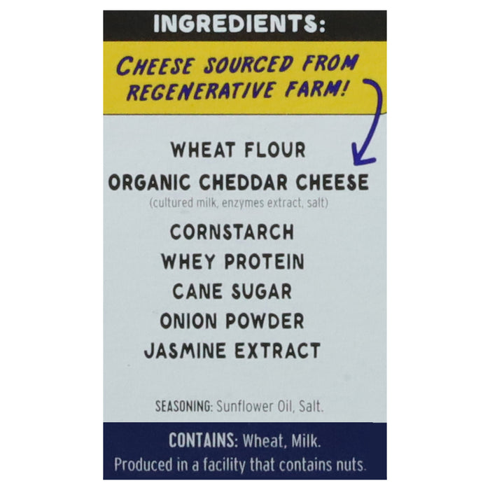 Cheddies -Cracker Organic Cheddar Classic Sea Salt - Case Of 6 - 4.2 Ounces