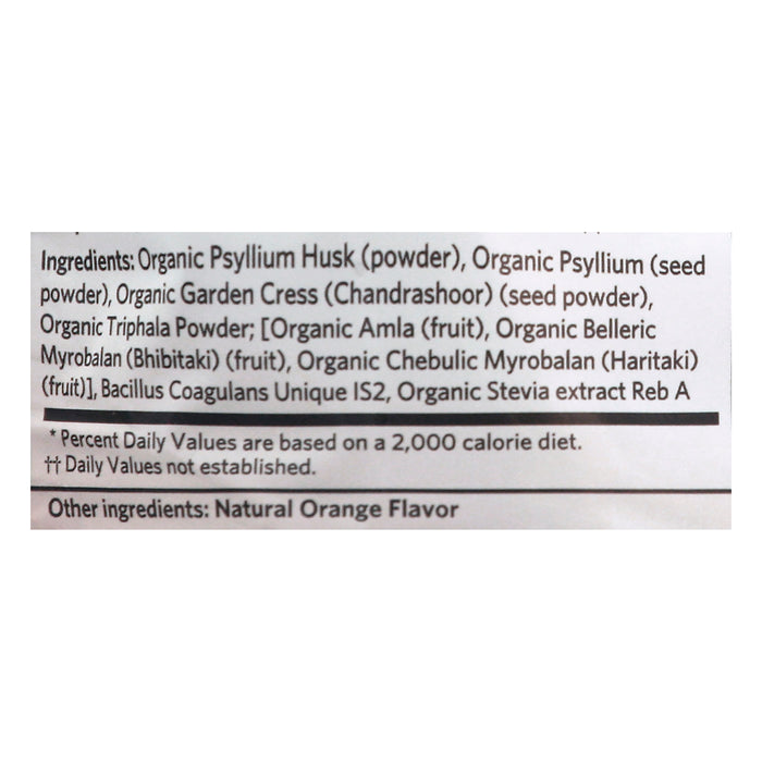 Organic India - Psyllium Organic Prebiotic/probiotic Orange - Case Of 12-10 Ounces