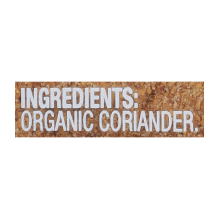 Simply Organic -Coriander Seed Organic Ground - Case Of 6 - 2.29 Ounces