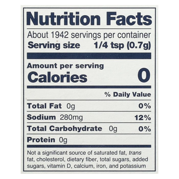 Diamond Crystal -Salt Kosher Flakes Box - Case Of 9-3 Pounds