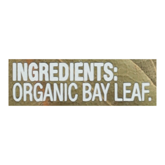 Simply Organic -Bay Leaf Organic - Case Of 6 - 0.14 Ounces