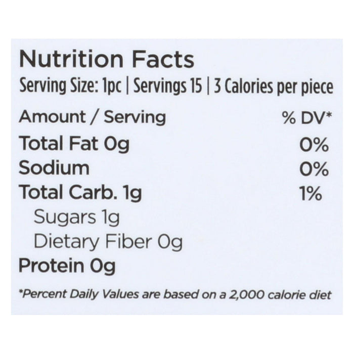 Simply Gum All Natural Gum - Ginger - Case Of 12 - 15 Count.